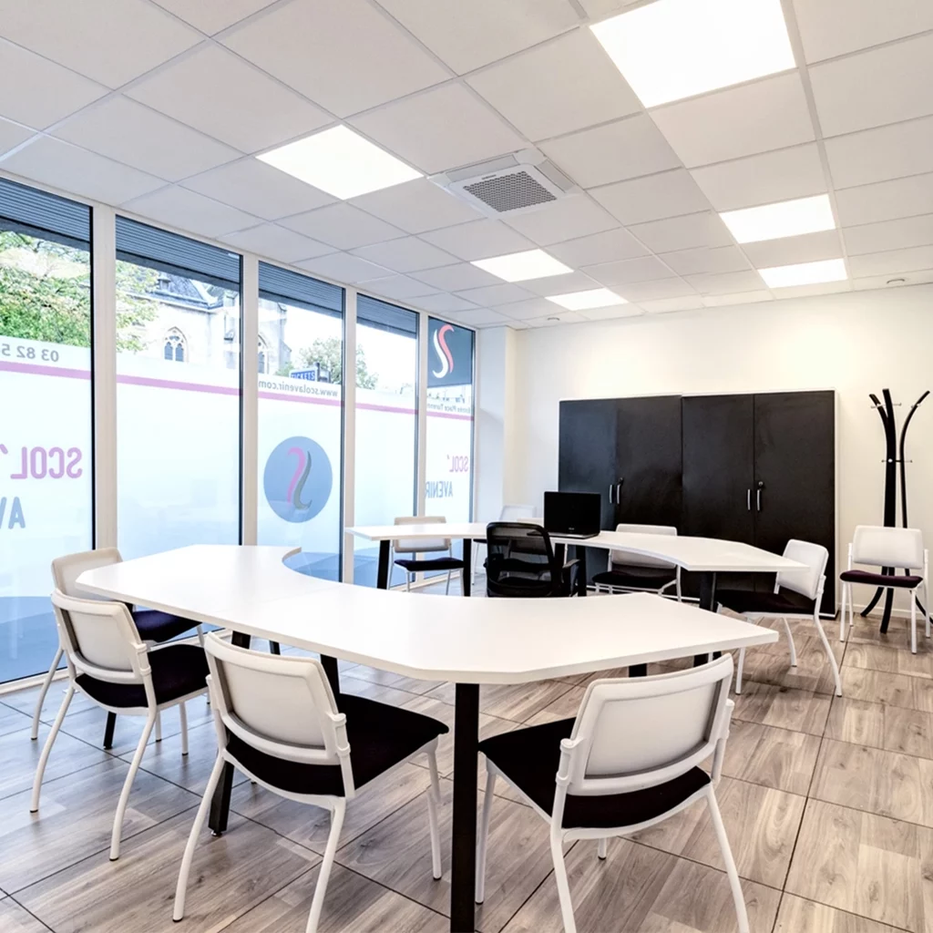 Vue intérieure du centre de formation à Thionville