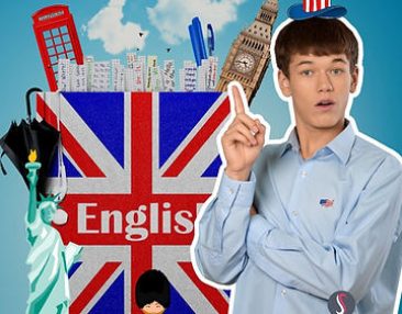 Garçon anglais qui apprend sa langue