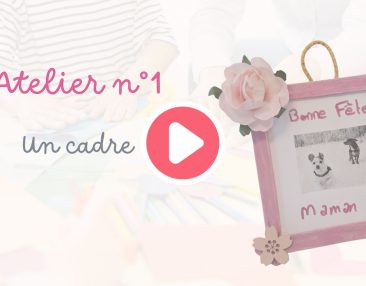 Dans cette vidéo, découvrez deux ateliers créatifs à réalisé pour la fête des mère : un cadre personnalisé et un pot avec une fleur.